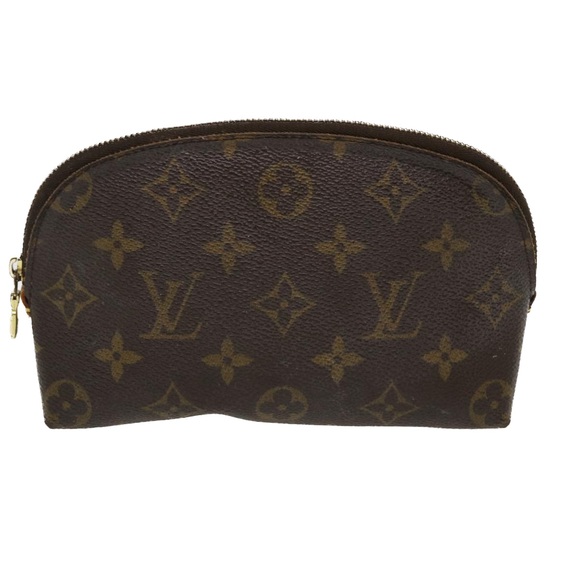 LOUIS VUITTON Monogram Pochette Cosmetic PM Cosmetic Pouch M47515 LV Auth ti858 - Picture 13 of 16